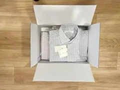 3枚　タッターソール チェック スリム ショートボタンダウンカラー ドレスシャツ