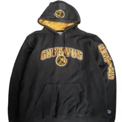 【 used 】チャンピオン カレッジロゴ パーカー 袖プリント スウェット