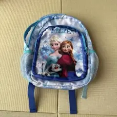 アナと雪の女王 リュック 小型　水色