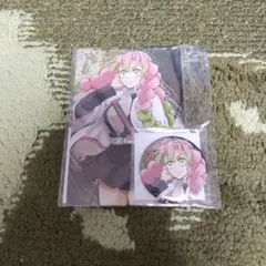 鬼滅の刃　刀鍛冶の里編　缶バッジ+ポストカードセット　甘露寺蜜璃