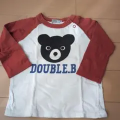 DOUBLE.B 長袖Tシャツ 90サイズ
