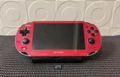 美品　PS Vita 1000 コズミックレッド　8GBメモリ付き