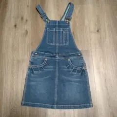 GAPキッズ　１６０センチデニムジャンパースカート　美品　ジーンズ　限定　子供