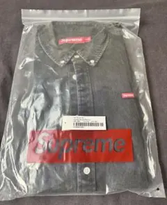 Supreme Small Box Shirt Washed Black M