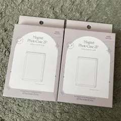 【新品】 スリーコインズ マグネットフォトケース 2P ２個セット