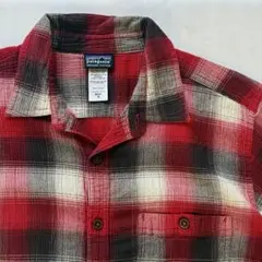 12SP Patagonia ACシャツ オンブレ シャドーチェック 赤黒のサムネイル