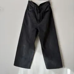 GU ワイドパンツ　ワイドデニム　ゆったり 30インチ　Mサイズ グレー