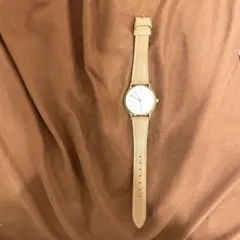 fragola ベージュアナログ時計 10BAR防水