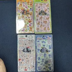【正規品保証】プチドロ ディズニーキャラクターシール4パック