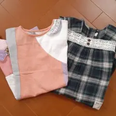 夏物お値下げ‼️女児ワンピース110cm・120cmの2枚セット