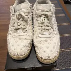 大*飯様 Nike Air Force 1 ホワイト スニーカー