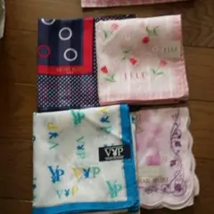 ミッシェルクラン、ELLE、プレイボーイ、HANAE  MORI ハンカチ