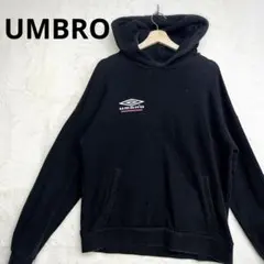 アンブロ　UMBRO パーカー　ロゴ　ブラック