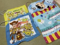 ループ付タオル　ディズニー　4枚 プラレールおしりたんてい