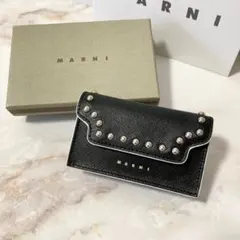 最終価格！新品未使用！AMIRI 三つ折り財布 モノグラム ブラック