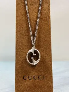 【超美品】GUCCI ペンダント トップ925＋社外チェーン 男女兼用