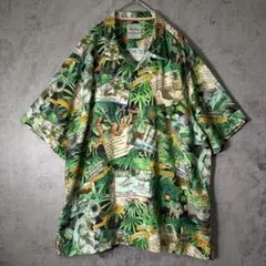 海外限定✨極美品✨トミーバハマ ディズニー コラボ アロハシャツ 