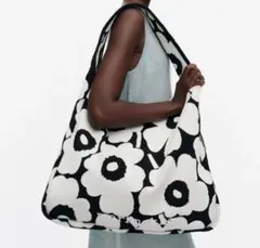 【24h限定値下げ】marimekko ニット ワンハンドル トートバッグ