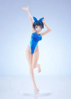 彼女、お借りします 水原千鶴 水色ラインの競泳水着Ver. フィギュア