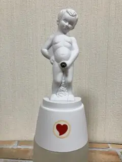 小便小僧　陶器製　置物　インテリア　オブジェ　高さ45㎝　洋風庭園 小便小僧 陶器製 大 ガーデンオブジェ 美品 - メルカリ