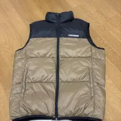 CONVERSE ダウンベスト M ネイビー/ブラウン