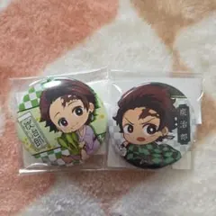 鬼滅の刃 竈門炭治郎 缶バッジ セット ぎゅぎゅっと てくトコ