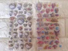正規品 サンリオ 日焼け ギャル キティ コットンパフィーシール