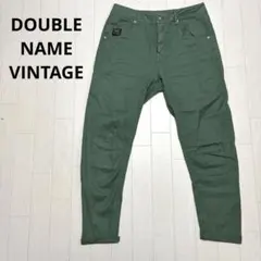 メンズ/古着DOUBLE NAME VINTAGE テーパード ワークパンツ 緑