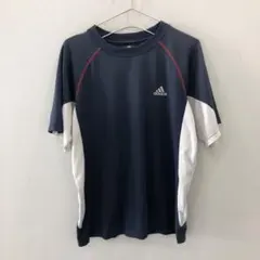 H*➶様 J1791 adidas ネイビー/ホワイト ラグランTシャツ メンズ
