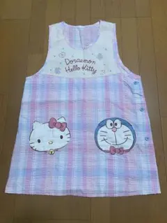 Doraemon Hello Kitty エプロン 保育士　M-Lのサムネイル