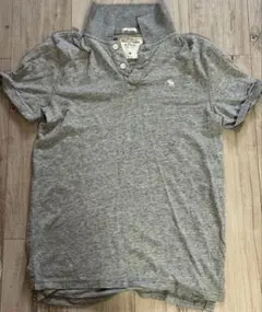 Abercrombie & Fitch ポロシャツ Mサイズ グレー