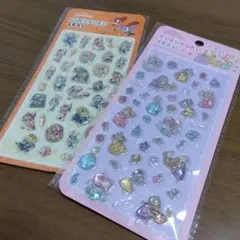 正規品✨ディズニーぷくぷくシール　ズートピア&プリンセス2枚セット