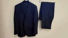 ネイビー ビジネススーツ ジャケットとパンツのセット