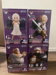 ワンピース一番くじ　未来島エッグヘッド　 G賞セラフィムミニフィギュアセット