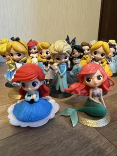 ディズニープリンセス フィギュアセット Qposket 17体