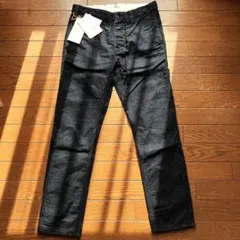 綿100 ブラックストライプ nudie jeans