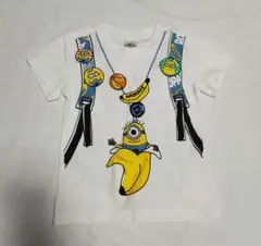 USJ ユニバ ミニオン 騙し絵風Tシャツ バナナポケット付き　95～115㎝のサムネイル