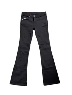 diesel ブラックフレアデニム　y2k archive ダークウェア00s diesel ブラックフレアデニム y2k archive ダークウェア00s - メルカリ
