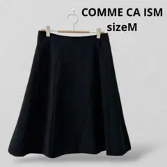COMME CA ISMコムサイズム　レディースフレアスカート　M ブラック