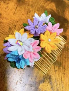 つまみ細工 花 髪飾り 結婚式♡成人式♡七五三♡卒業式