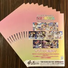 Magical Girl Lyrical NANOHA サブスク配信中フライヤー