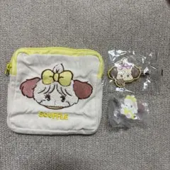 mikko ガチャガチャ souffle ポーチと前髪クリップセット