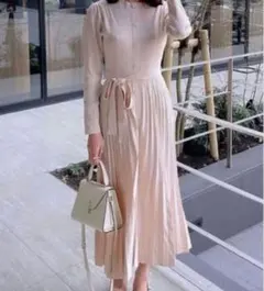 セルフォード ニットワンピース 薄ピンク 36