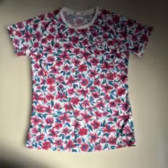 le coq sportif 花柄 レディース半袖Tシャツ　ルコック　速乾