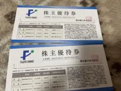 最新 藤田観光 株主優待券2枚セット ワシントンホテル50%割引等 来年3月末迄