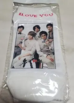 東方神起 フォトプリント ソックス 靴下 新品
