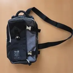 W*lt ボディバッグ ブラック グレー