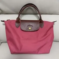 ロンシャン　ル・プリアージュ　S ピンク　ショートハンドル