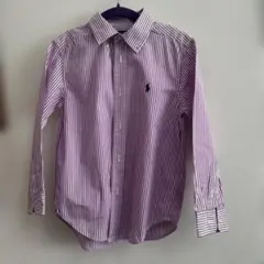 Ralph Lauren ストライプ長袖シャツ 6 (120)