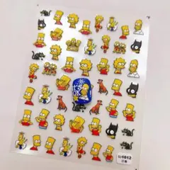 No.1014　3D立体　ザシンプソンズ　ネイルシールのサムネイル
